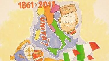 <b>IL BOZZETTO PRIMA...</b> La prima versione del progetto del carro d’apertura con il solo Garibaldi
