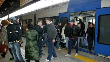 Pendolari alla stazione