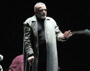<b>IN SCENA</b> Lattore Franco Branciaroli durante lo spettacolo  