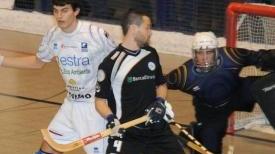 <b>DERBY</b> Salvadori in area nel match di sabato scorso contro il Prato