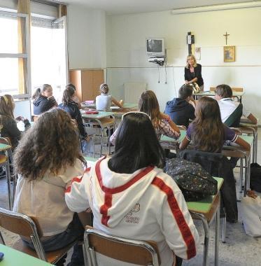 Studenti durante una lezione    