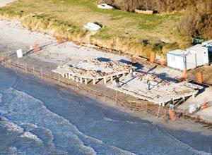 Dune Mosse, una denuncia per il cemento in spiaggia