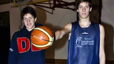 <b>GIOIA AZZURRA. </b> Saverio Mazzantini (a destra) e Lorenzo Benvenuti del Don Bosco
