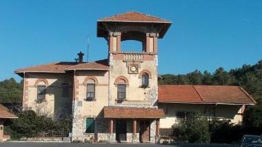 La vecchia stazione del trammino a Marina di Pisa