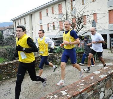 Un momento della corsa 