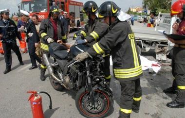 <b>PRINCIPINA TERRA.</b> I soccorsi dopo lincidente 