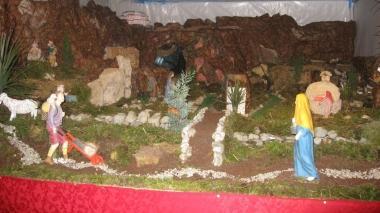 <b>ORCIANO/1.</b> Il presepe della parrocchia di Orciano Pisano