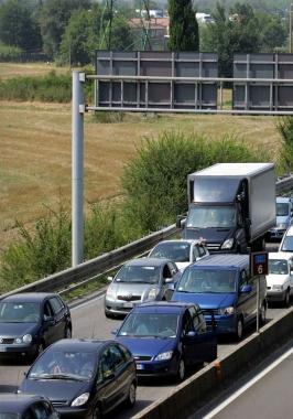 Un tratto della superstrada 