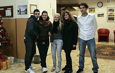 Alcuni dei premiati allistituto Martini 