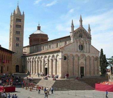 La cattedrale di Massa Marittima sede episcopale dedicata a San Cerbone      