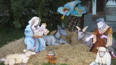 Il presepe di Loriano Buggea costruito a Lajatico