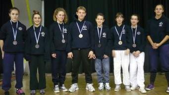 Il gruppo di judokas del Kodokan Cecina