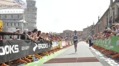 L’arrivo della scorsa edizione della Pisa Marathon