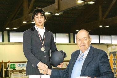 La premiazione di Federico Spinelli 
