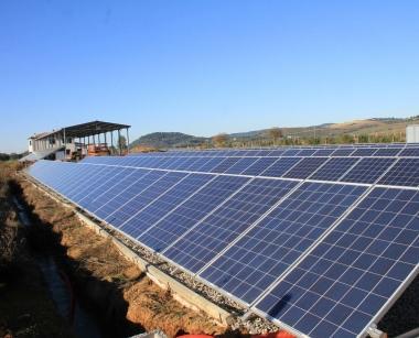 <b>LIMPIANTO.</b> Con i pannelli fotovoltaici lazienda produrr&agrave; 100 kW di energia pulita 
