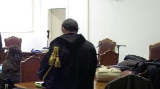 Un’aula giudiziaria