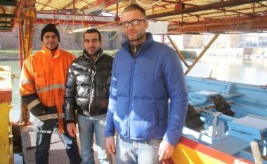 Da sinistra, Loris Nannucci, Gabriele Gaggiano ed Ernat Mica  
