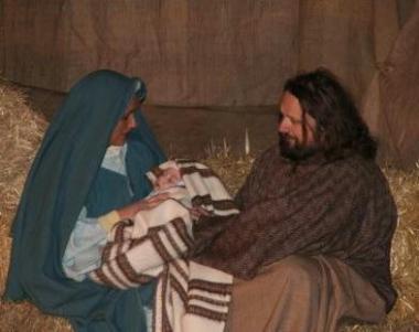 Un presepe vivente    
