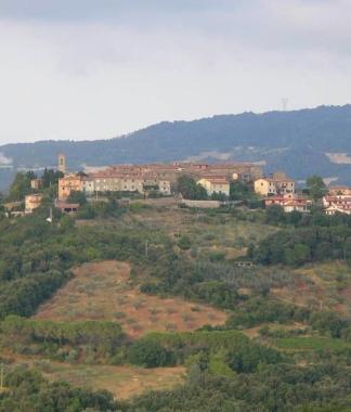 <b>IL BORGO </b>Una veduta di Lustignano    