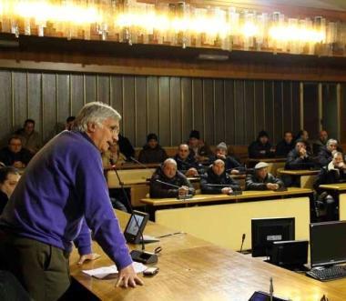 Il sindaco Pucci in consiglio comunale 