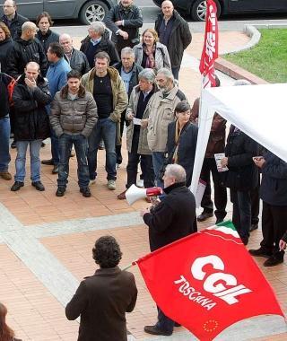 Una manifestazione dei lavoratori 