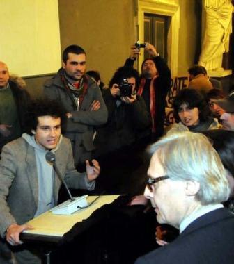 Gli studenti a confronto con Vittorio Sgarbi gioved&igrave; sera 