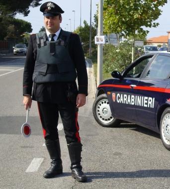Carabinieri sulle strade 