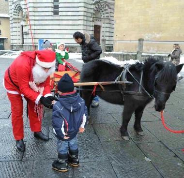 Babbo Natale in piazza Duomo