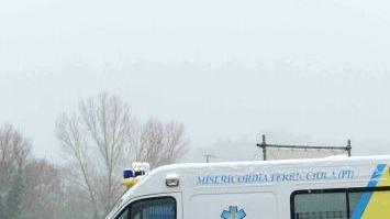 Ambulanza della Misericordia durante un servizio