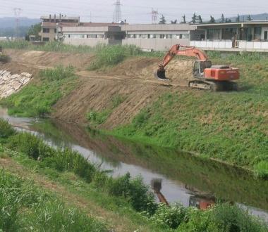 Gli argini dei torrenti 