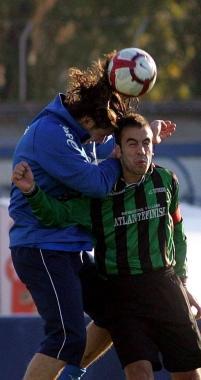 Scardigli durante unamichevole Empoli-Tuttocuoio 