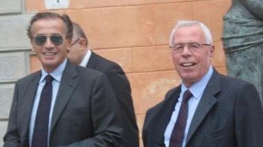 <b>ASSESSORE. </b>Rolando Di Vincenzo (a destra) con Antonio Bargone della società Sat autostrade