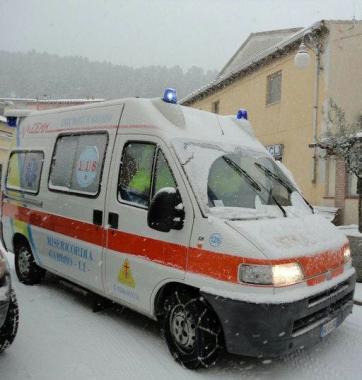 Un mezzo dei volontari 