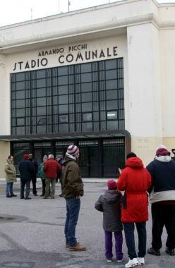 Dall'Austria per vedere lo stadio chiuso