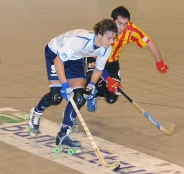 <b>BANCA ETRURIA </b>Pagnini in azione e unimmagine della partita tratta dal sito del Barcellona 