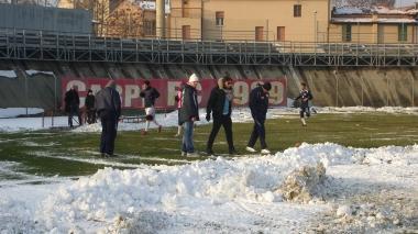 Terreno ghiacciato, rinviata Carpi-Prato