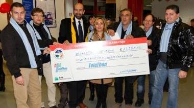 <b>ASSEGNO </b>Donato a Telethon
