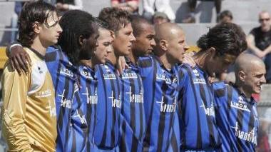 <b>19 APRILE</b> Il Pisa che ha vinto il campionato di serie D