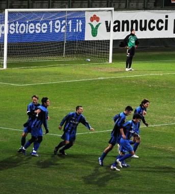 <b>PISA SC.</b> Esultanza a Pistoia 