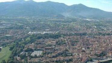 Una veduta aerea delle Mura urbane