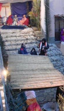 Le scenografie del presepe vivente di Rio Elba
