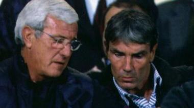 Eccolo con un amico speciale: Marcello Lippi