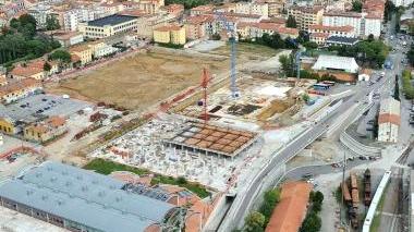 L’assessore Ginanni e l’area del parcheggio