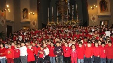 Il coro di 400 bambini in San Domenico