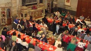 Chiesa di San Giovanni Battista: il pranzo di Natale dello scorso anno