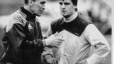 <b>IL CT. </b>Bearzot con il pisano Marco Tardelli