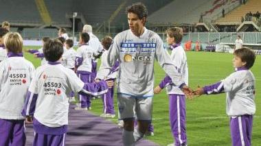 Franco Signorelli all’uscita dal campo a Firenze