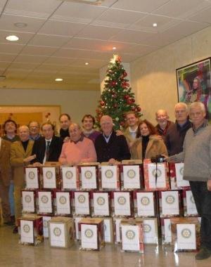 La consegna dei pacchi di Natale 
