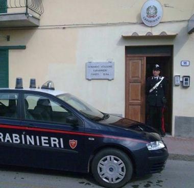 La caserma dei carabinieri di Campo nellElba 