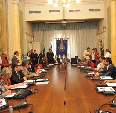 Una seduta del consiglio comunale 